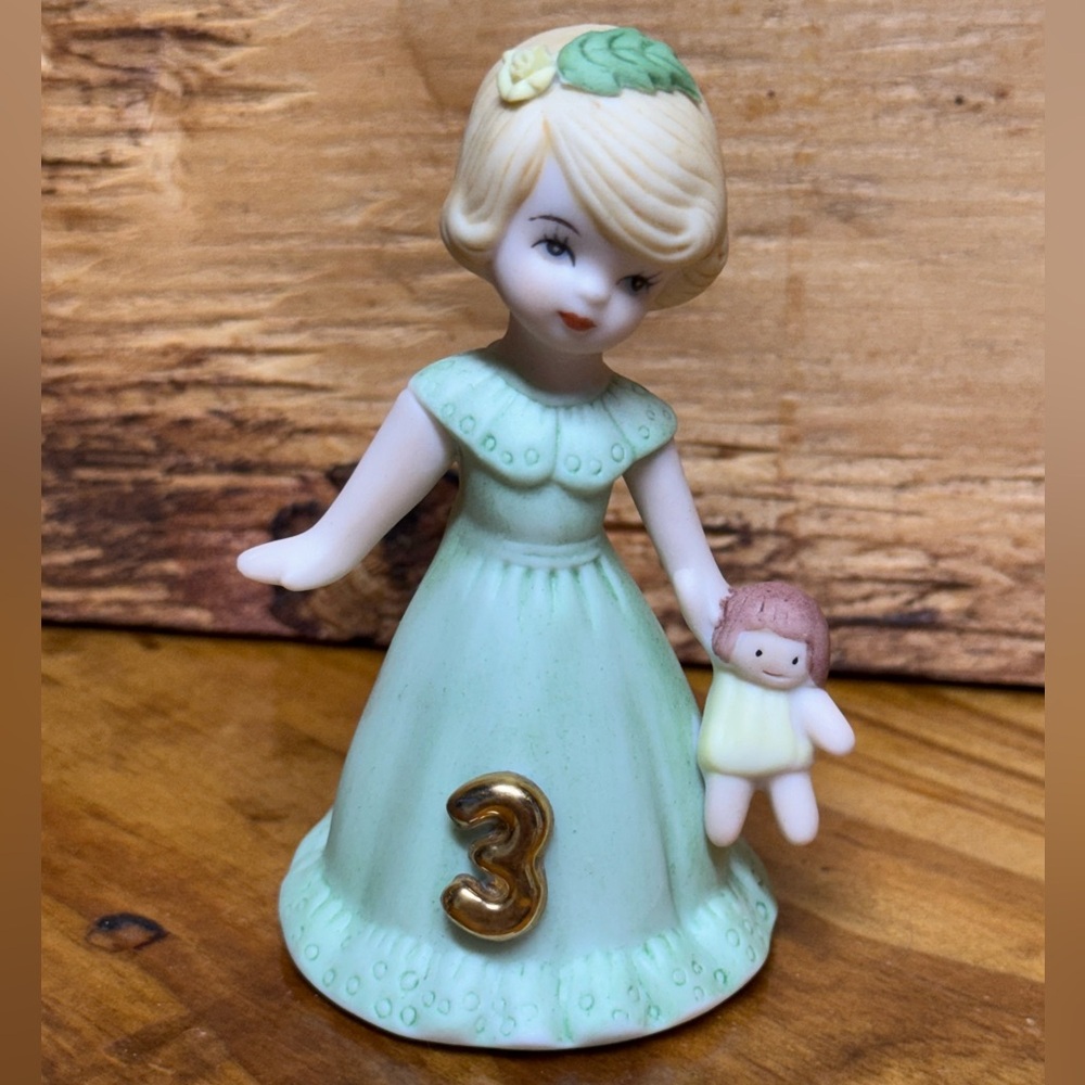 Enesco Growing Up Birthday Girls Age 3.